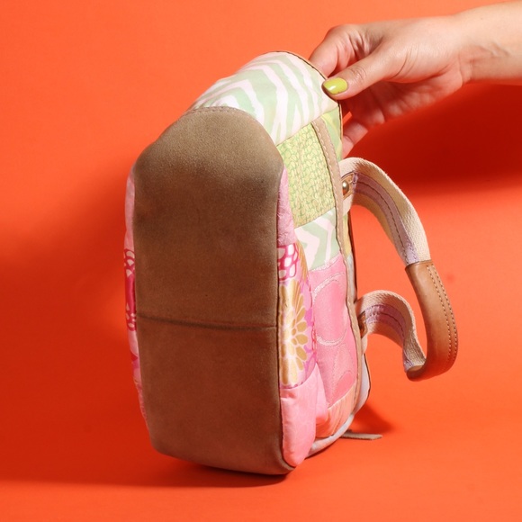 2000’s Pastel Patchwork Coach Handbag - Picture 5 of 8